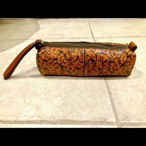 brand new leather clutch purse